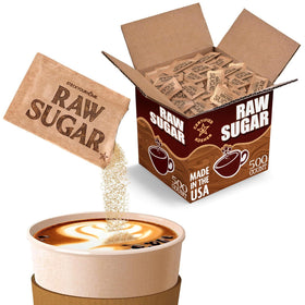 Stock Your Home bulk sugar packets 500-count box for quick coffee service.