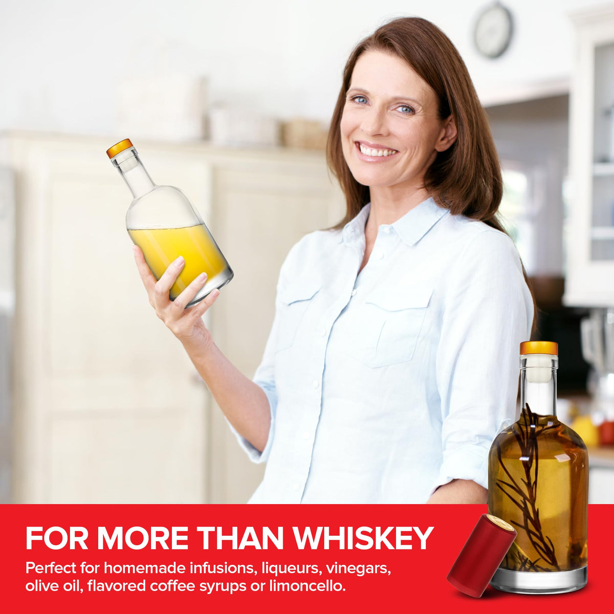 Stock Your Home bottle set; durable glass for long-term use