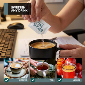 Stock Your Home office breakroom sugar station ready for quick sweetening.