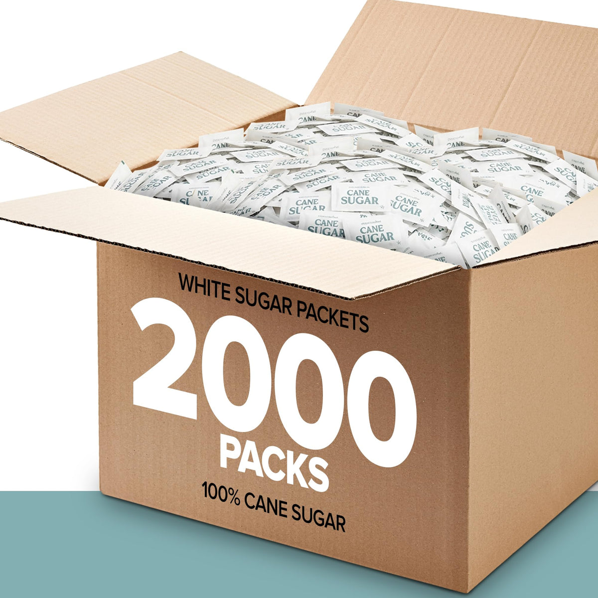 Stock Your Home pantry storage sugar packets for organized sweetness.