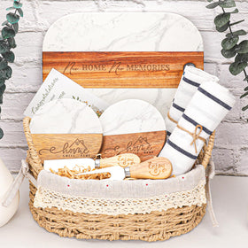 StoFurry marble cheese board for elegant entertaining in a new home