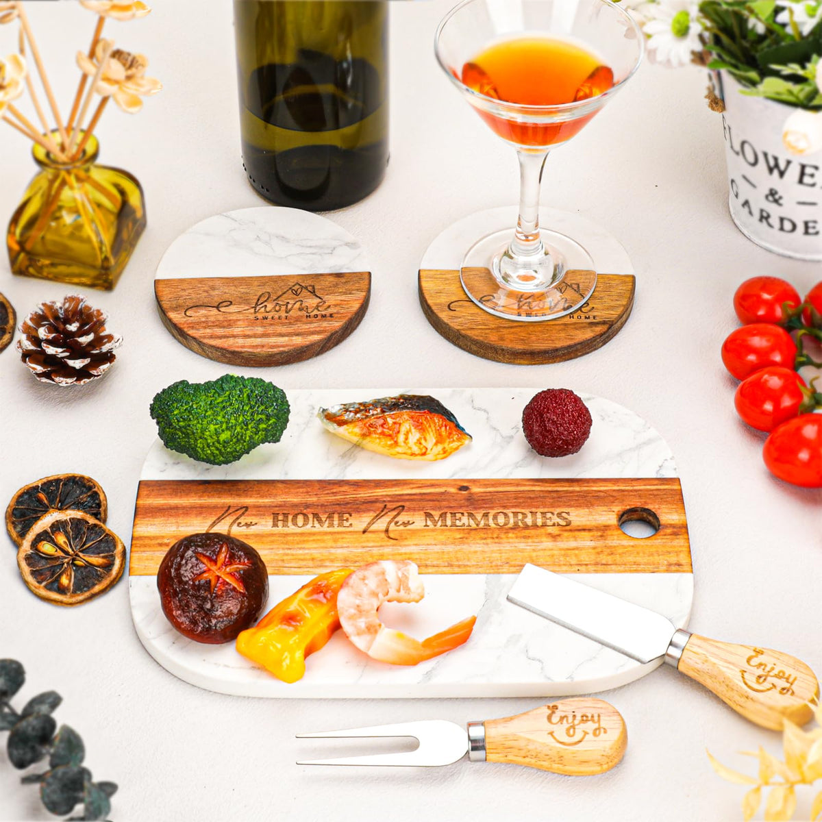 StoFurry wooden-handled cheese knives inspire easy entertaining