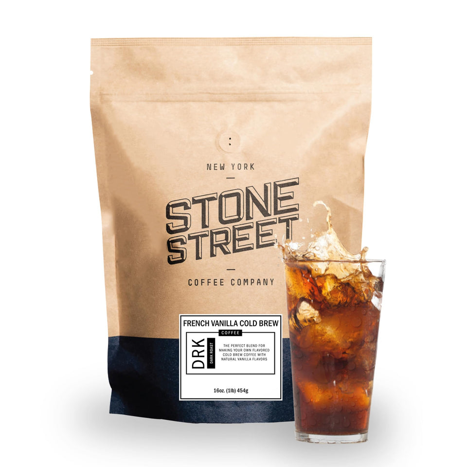 Stone Street Cold Brew coarse-ground bag emphasizing freshness for easy cold brew extraction.