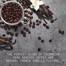 Stone Street Cold Brew natural French Vanilla aroma highlighting subtle vanilla notes for iced coffee.