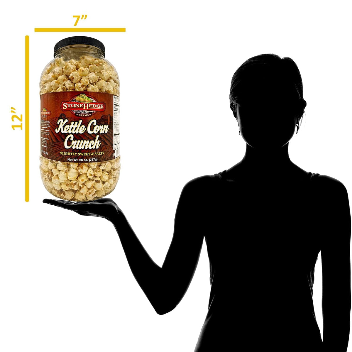 Stonehedge Farms Kettle Corn on a holiday table ready as a snack.