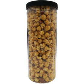 Made in USA claim with Stonehedge Farms caramel popcorn clusters.