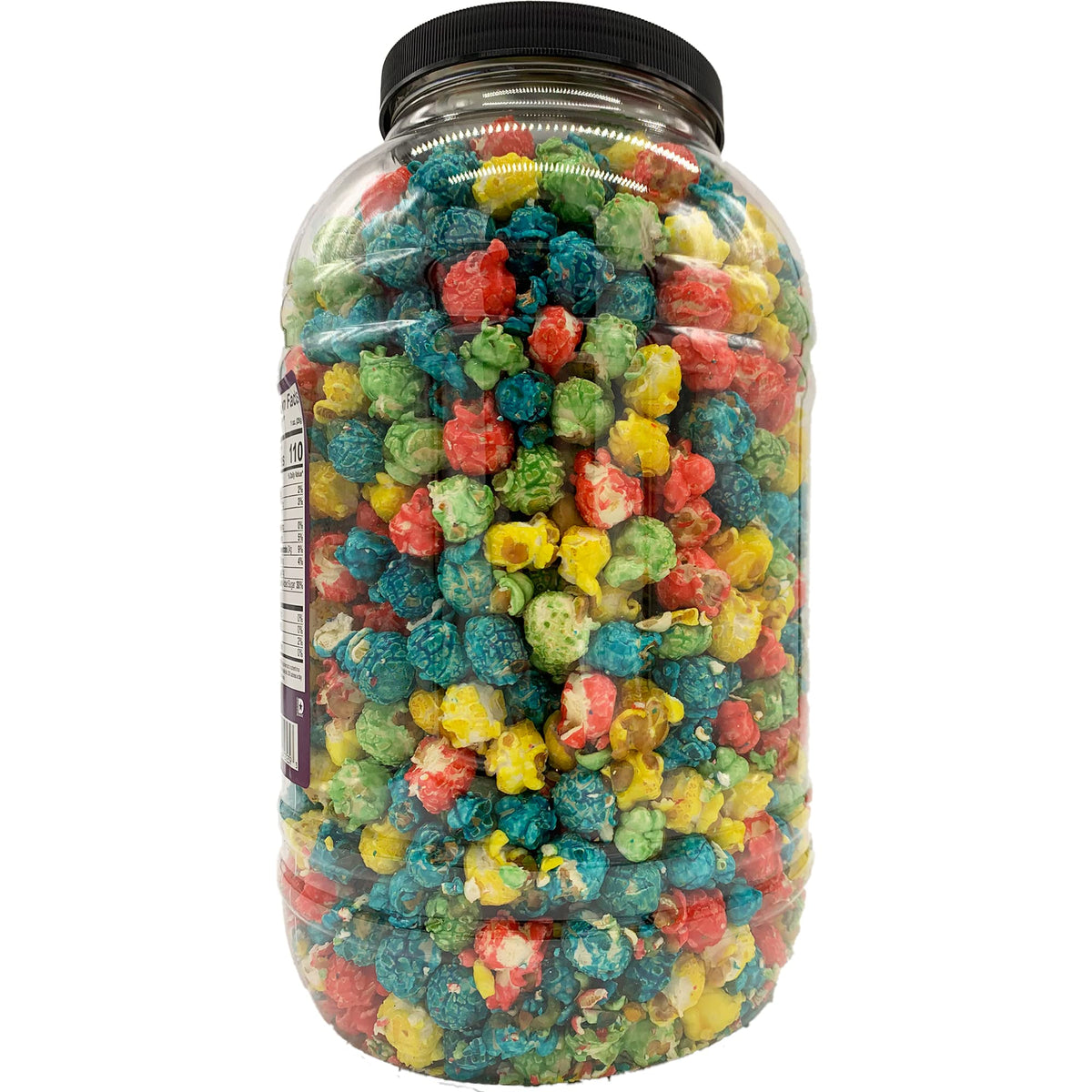 Stonehedge Farms Rainbow Caramel Popcorn packaging makes gifting easy.