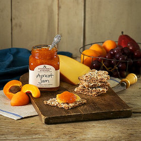Stonewall Kitchen Apricot Jam spread on toast for a bright breakfast