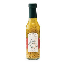 Stonewall Kitchen Garlic Parmesan Dipping Oil bottle for bread dipping and marinating.