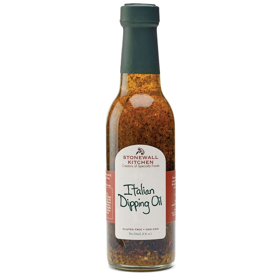 Stonewall Kitchen Italian Dipping Oil bottle for bread dipping and sharing.