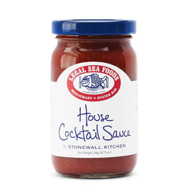 Stonewall Kitchen Legal Sea Foods House Cocktail Sauce bottle, ideal for shellfish at home