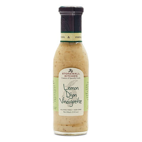 Stonewall Kitchen Lemon Dijon Vinaigrette bottle brightens salads with tangy lemon and Dijon.
