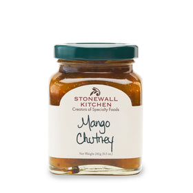 Stonewall Kitchen Major Grey's Chutney 8.5 oz pairs well with cheeses and roasted meat.