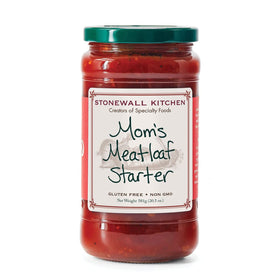 Stonewall Kitchen Moms Meatloaf Starter jar packaging highlights premium ingredients for easy weeknight meals