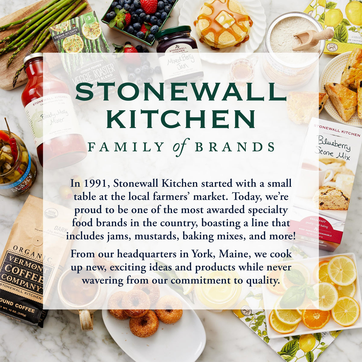 Raspberries and jam swirl in Stonewall Kitchen jar, inviting flavor