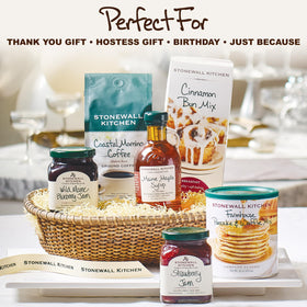 Stonewall Kitchen Reusable Nantucket Basket highlights eco-friendly gift presentation.