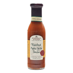 Stonewall Kitchen Roasted Apple Grille Sauce bottle ready for grilled meals.
