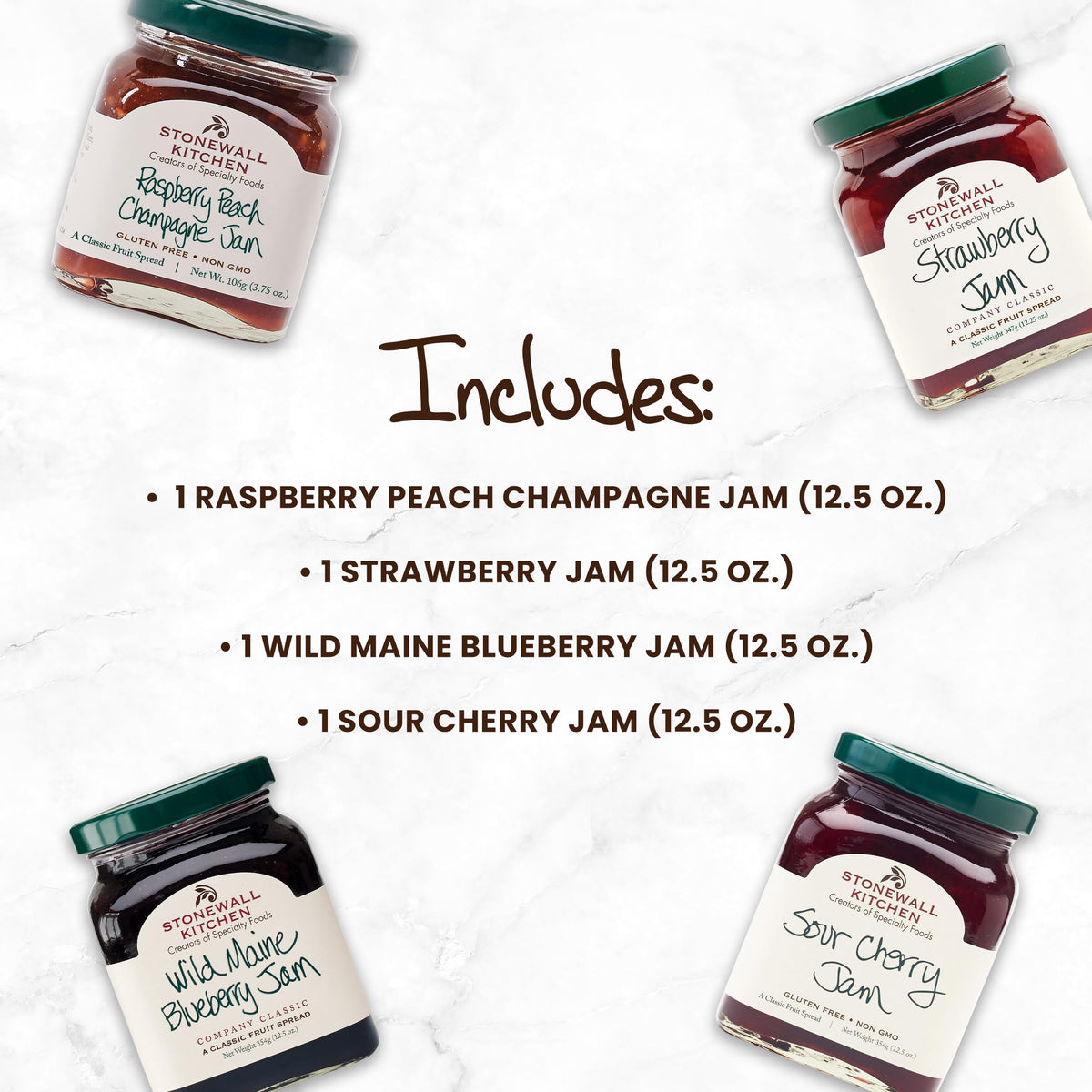 Stonewall Kitchen Strawberry Jam jar ideal for mornings and pastries