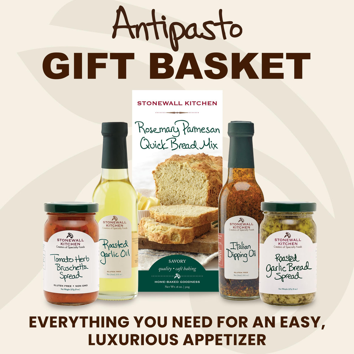 Stonewall Kitchen tomato herb bruschetta spread, ideal for quick appetizers.