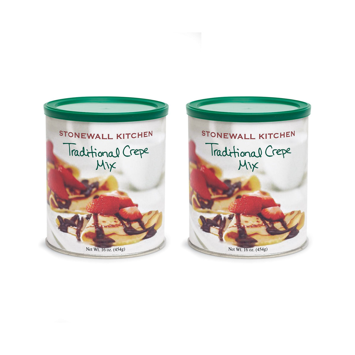 Stonewall Kitchen traditional crepe mix 2-pack box, easy to make light crepes
