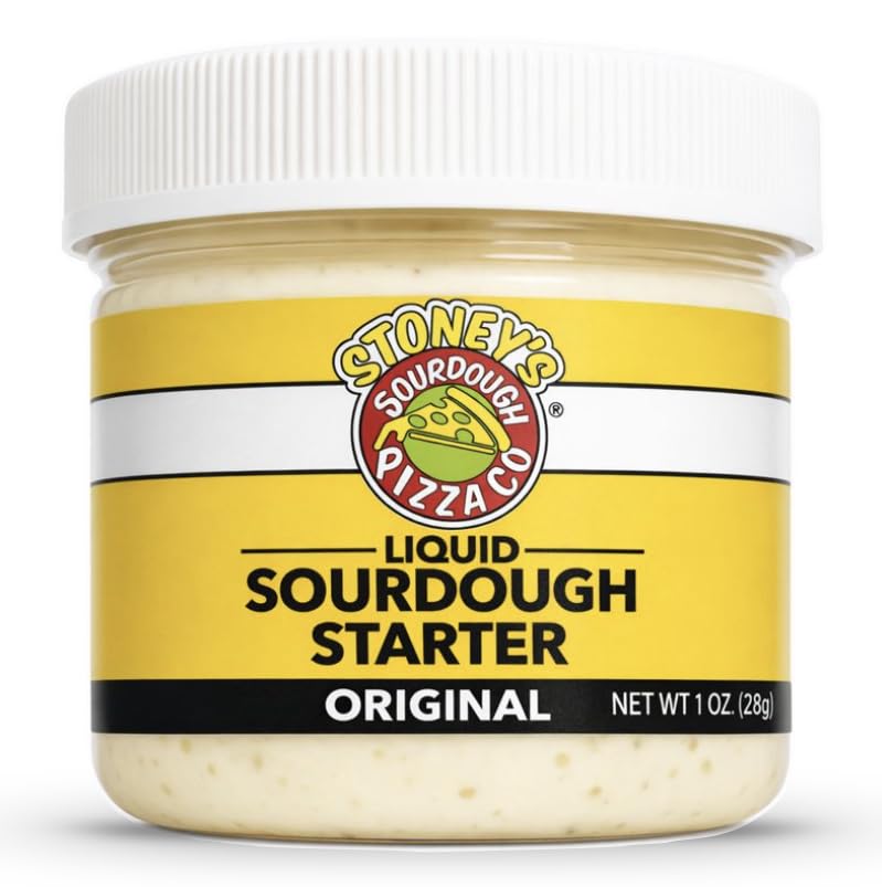 Stoney's Sourdough Starter jar ready for home baking