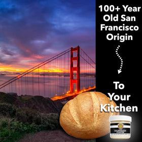 Stoney's Sourdough Starter leak-proof jar keeps your culture secure during feeding and storage.