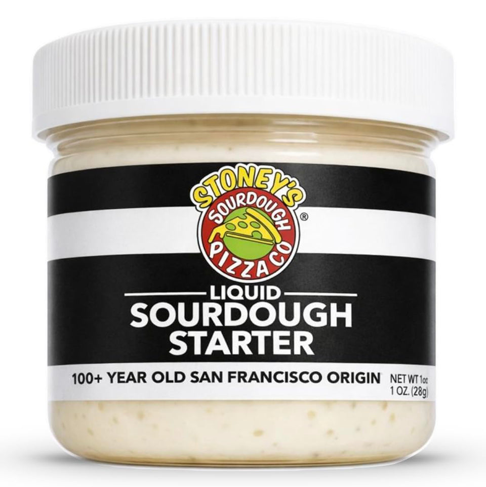 Stoney's Sourdough Starter origin bottle delivers authentic San Francisco flavor at home.