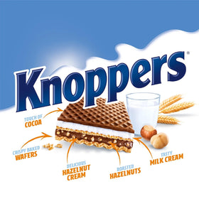 Storck Knoppers individual portion foil image for convenient single servings.