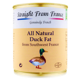 Straight from France Genuinely French duck fat bottle pour enhances high heat searing