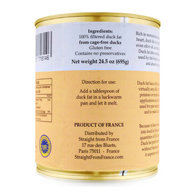 Straight from France Genuinely French duck fat pan sizzle for crispy potatoes