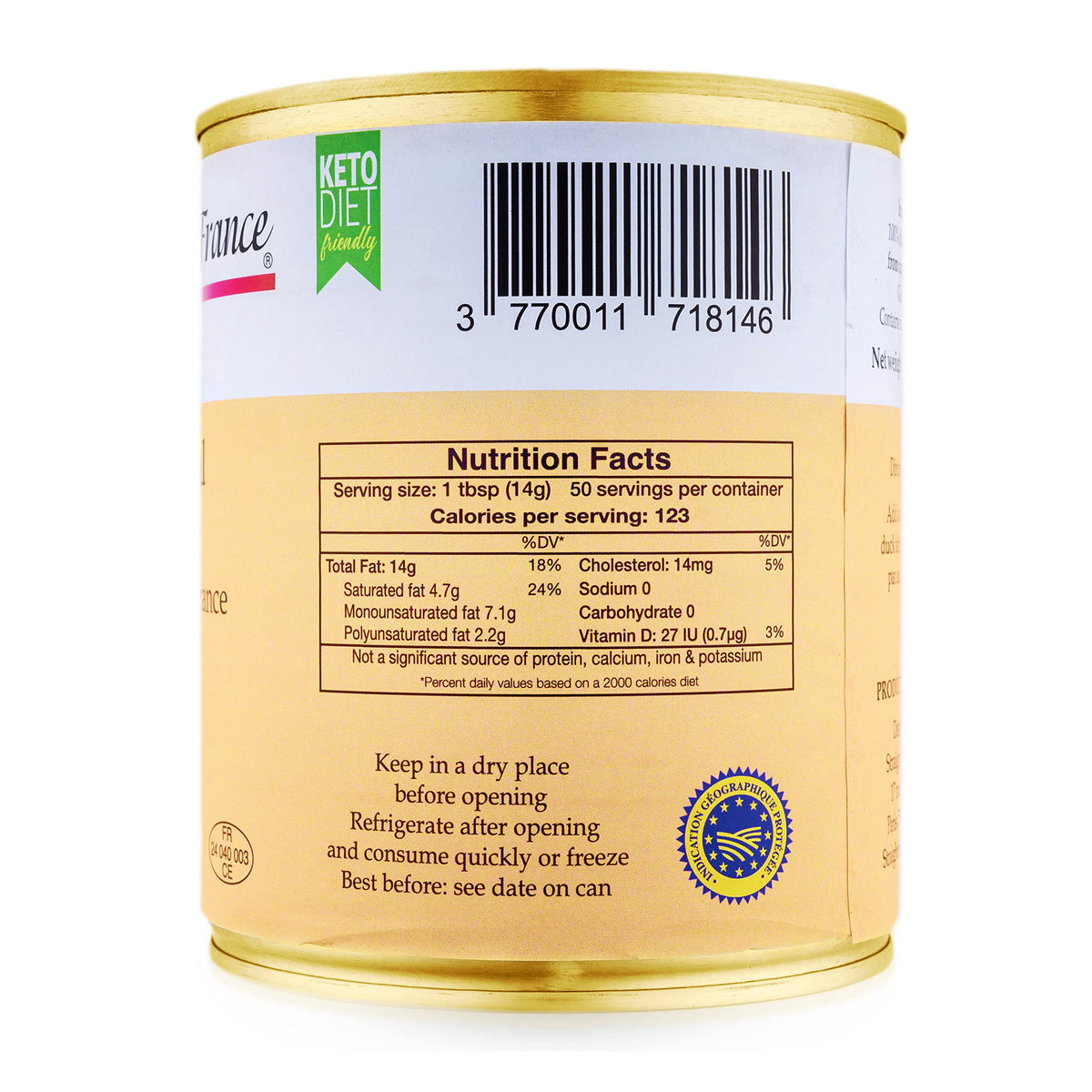 Straight from France Genuinely French duck fat roasting potatoes with rich aroma