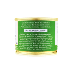 Straight from France escargots closeup reveals tender texture and delicate flavor.