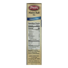 Streit's gluten-free matzo ball mix ingredients ready for easy prep