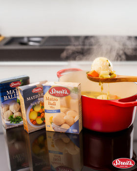 Streit’s kosher Passover-certified labeling assures year-round suitability.