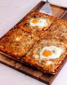 Streit’s matzo crisp slices suitable for dipping.