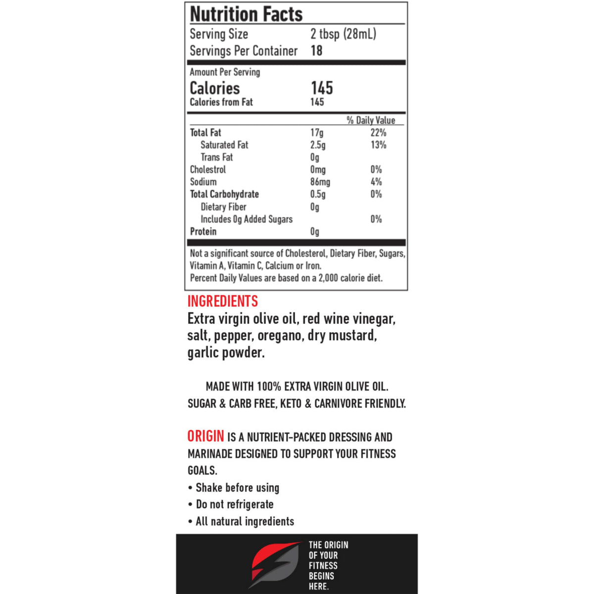 Strength Genesis Origin two-pack packaging shown for pantry storage.
