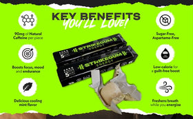 StrikeGum natural ingredients support a clean energy experience.