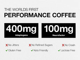 STRONG COFFEE COMPANY Instant Black Coffee mug displaying barista-quality aroma at home