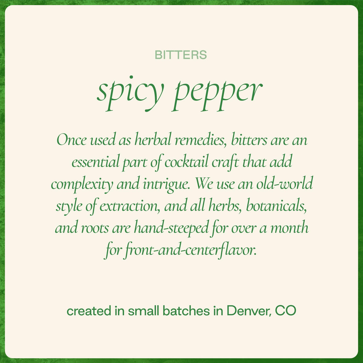 Strongwater Bonfire with cherries, cassia chips, and cherry bark ingredients