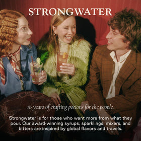 Bottle with bourbon pairing from Strongwater suggests versatile drinks