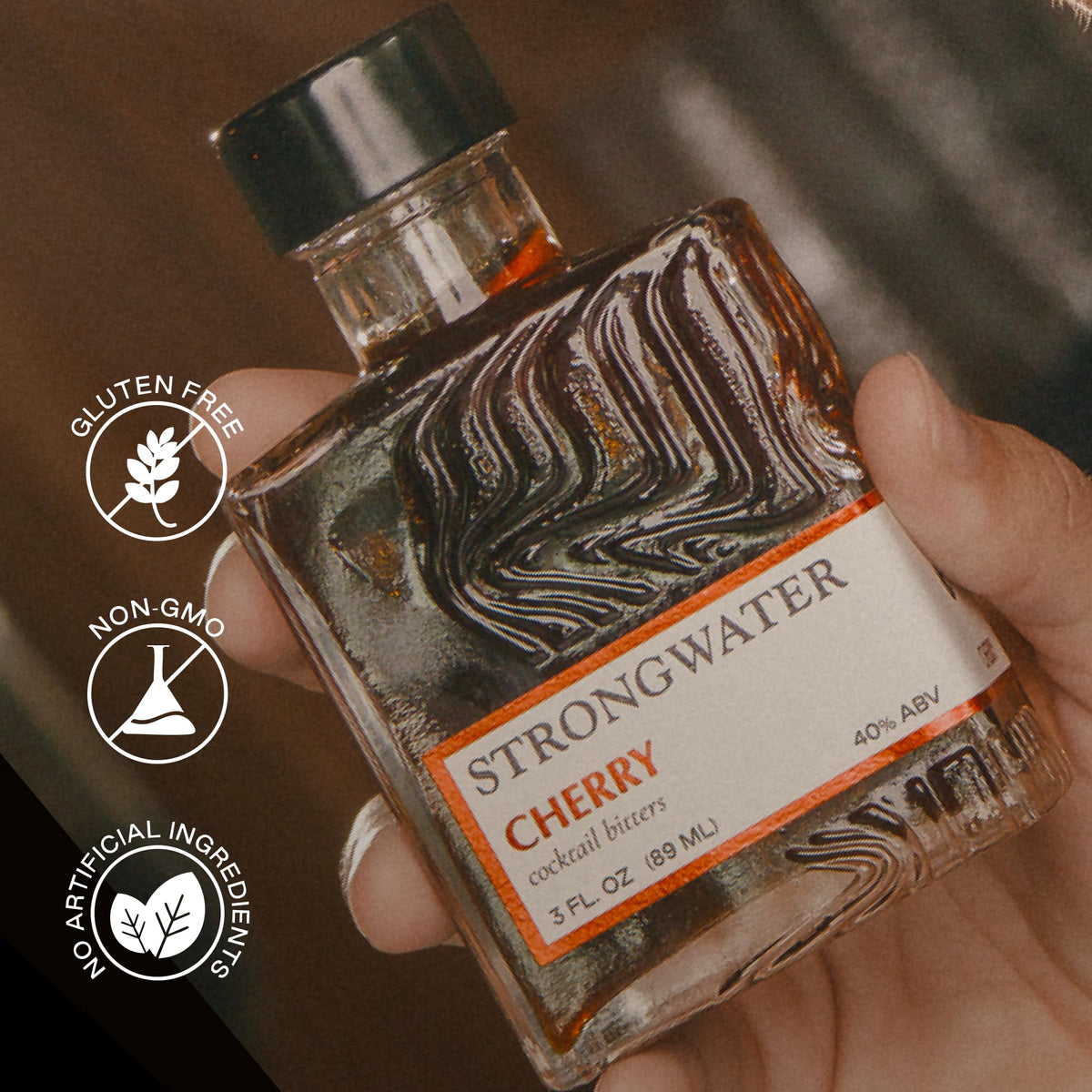 Aromas of spices and cherries indicate a warm, nuanced profile.