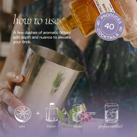 Strongwater Lavender Bitters label detail hints Rocky Mountain collaboration.