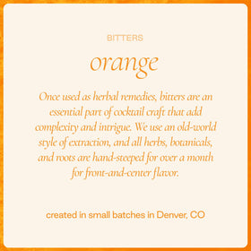 Spice blend of walnut, gentian, clove, cardamom adds depth to drinks.
