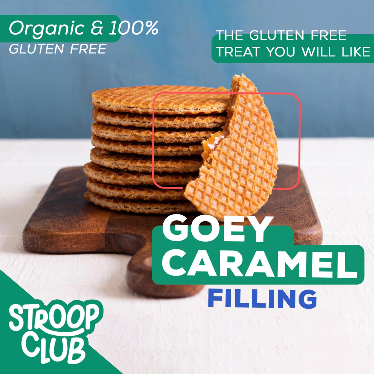 Stroop Club gluten-free stroopwafel snack joy, a tasty gluten-free treat