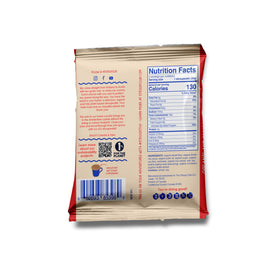 Stroop Club open-packaged stroopwafels reveal resealable bag for travel snacking.