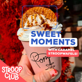 Stroop Club stroopwafel crumble over oats for a quick breakfast.