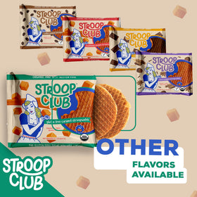 Stroop Club stroopwafel crumble over oats, a delicious breakfast boost