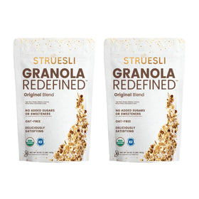 Struesli Original Granola with tiger nuts in a bowl for a crunchy gluten-free breakfast