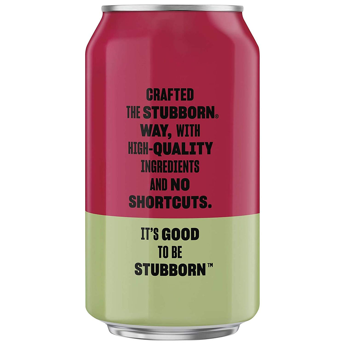 Stubborn Soda Black Cherry Tarragon pour into glass with bubbles and deep aroma, no artificial colors.