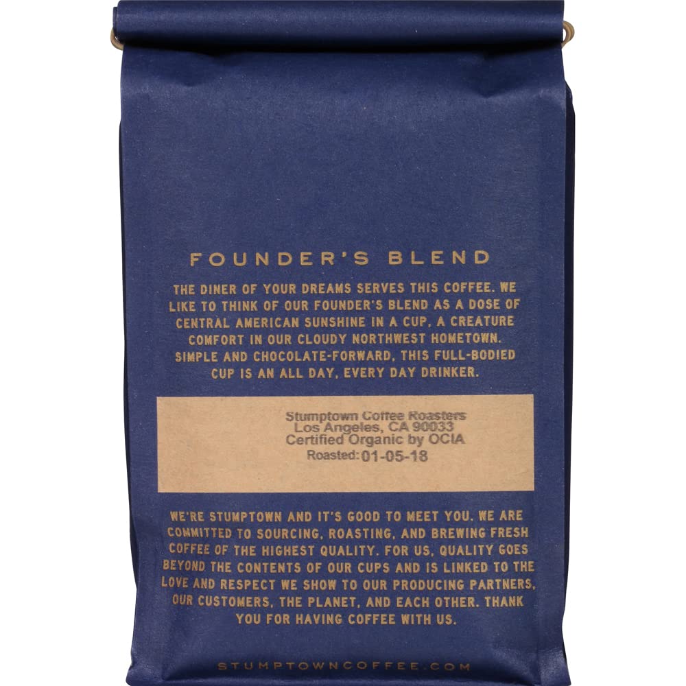 Stumptown Founder's Blend steaming cup evokes inviting aroma and comfort